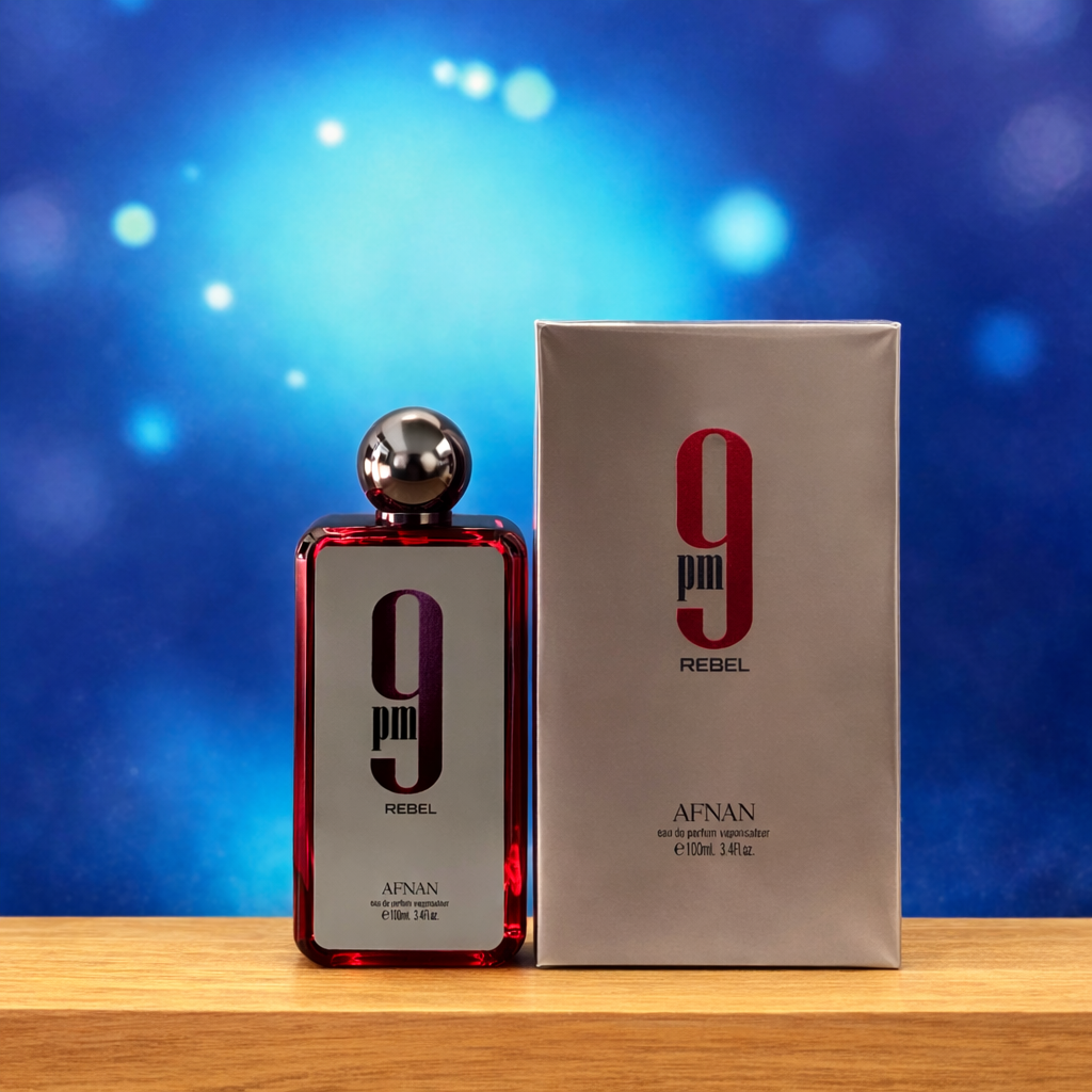 9PM Rebel Eau de Parfum Afnan - Perfume Árabe Unisex Frutal Amaderado EDP 100ml