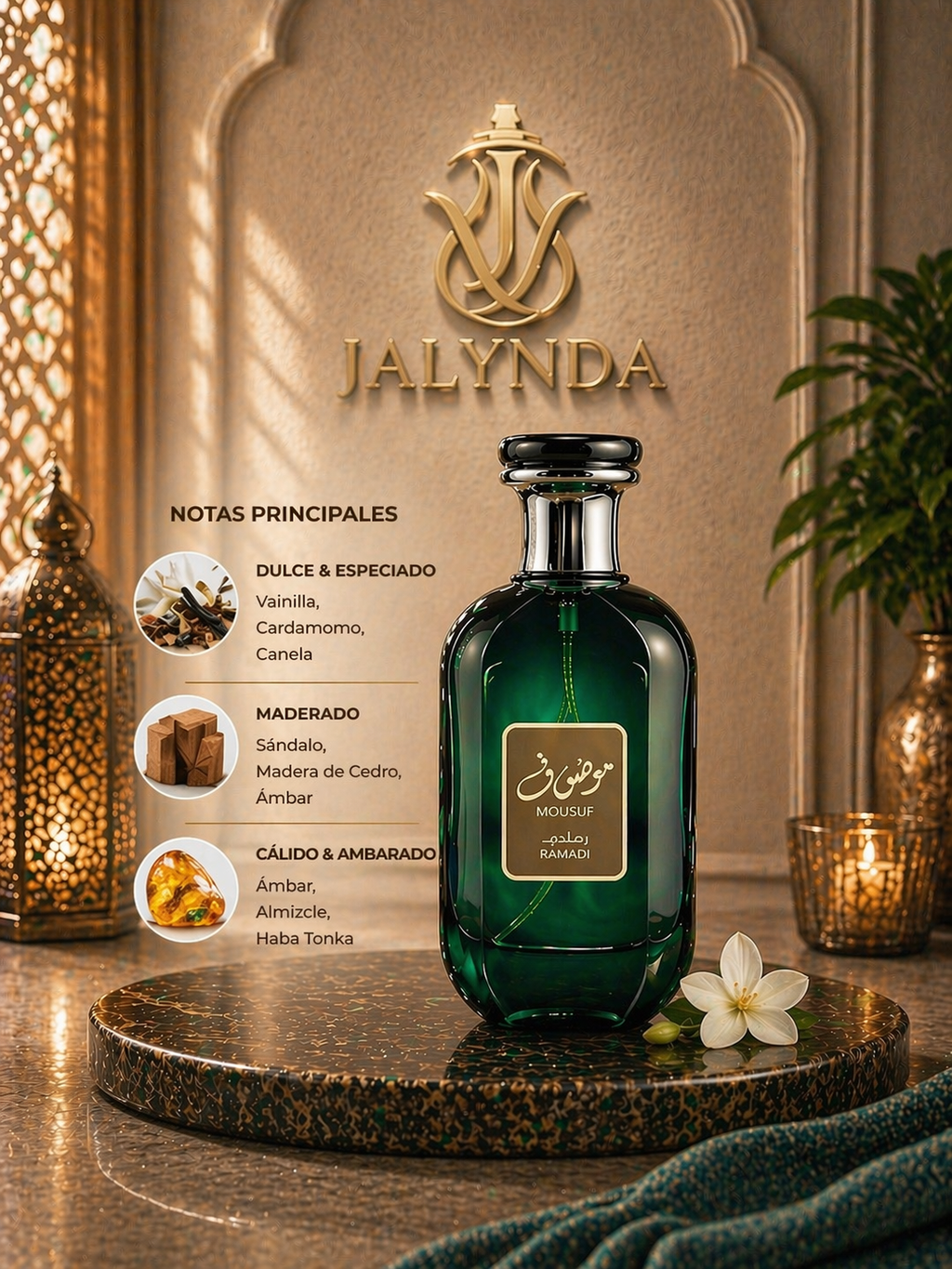 Mousuf Ramadi Ard Al Zaafaran | Eau de Parfum 100ml | Perfume Arabe Hombre