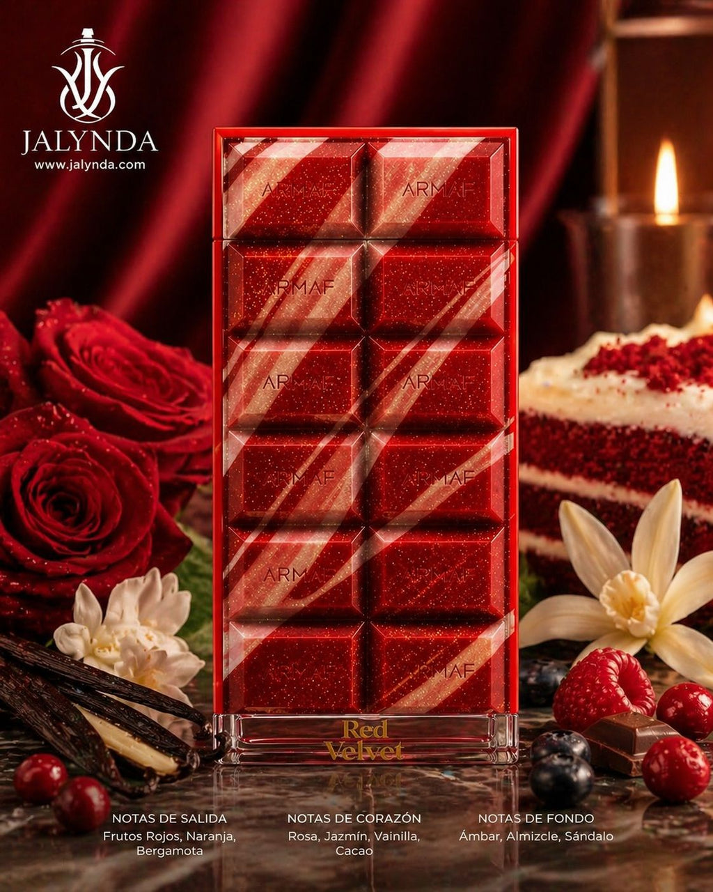 Dubai Delicacy Red Velvet Armaf | Eau de Parfum 70ml | Perfume Arabe Unisex Frutal Gourmand