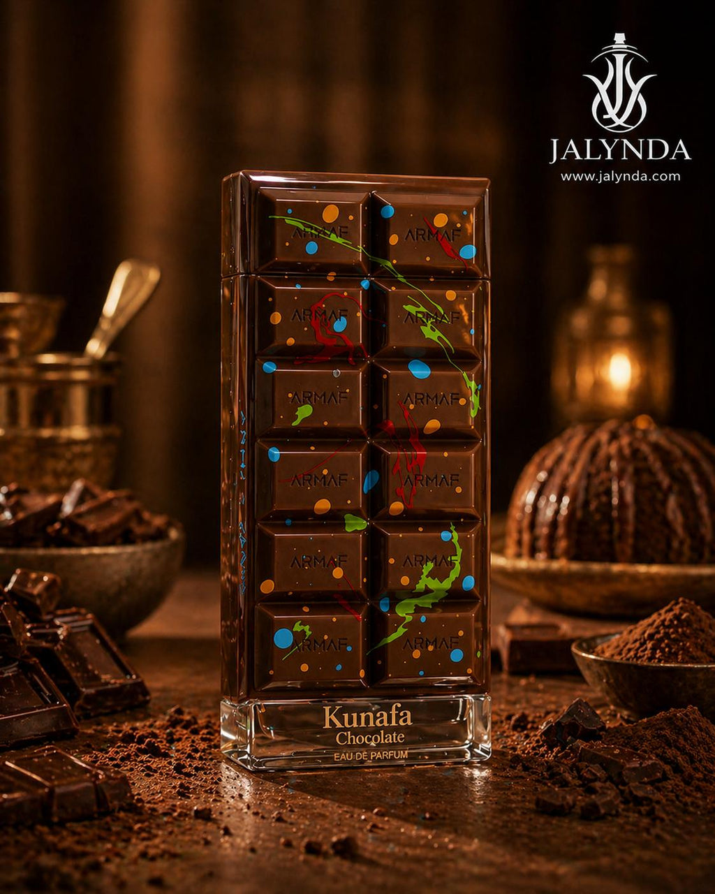 Kunafa Chocolate Armaf | Eau de Parfum 70ml | Perfume Arabe Unisex Gourmand Chocolate Pistacho