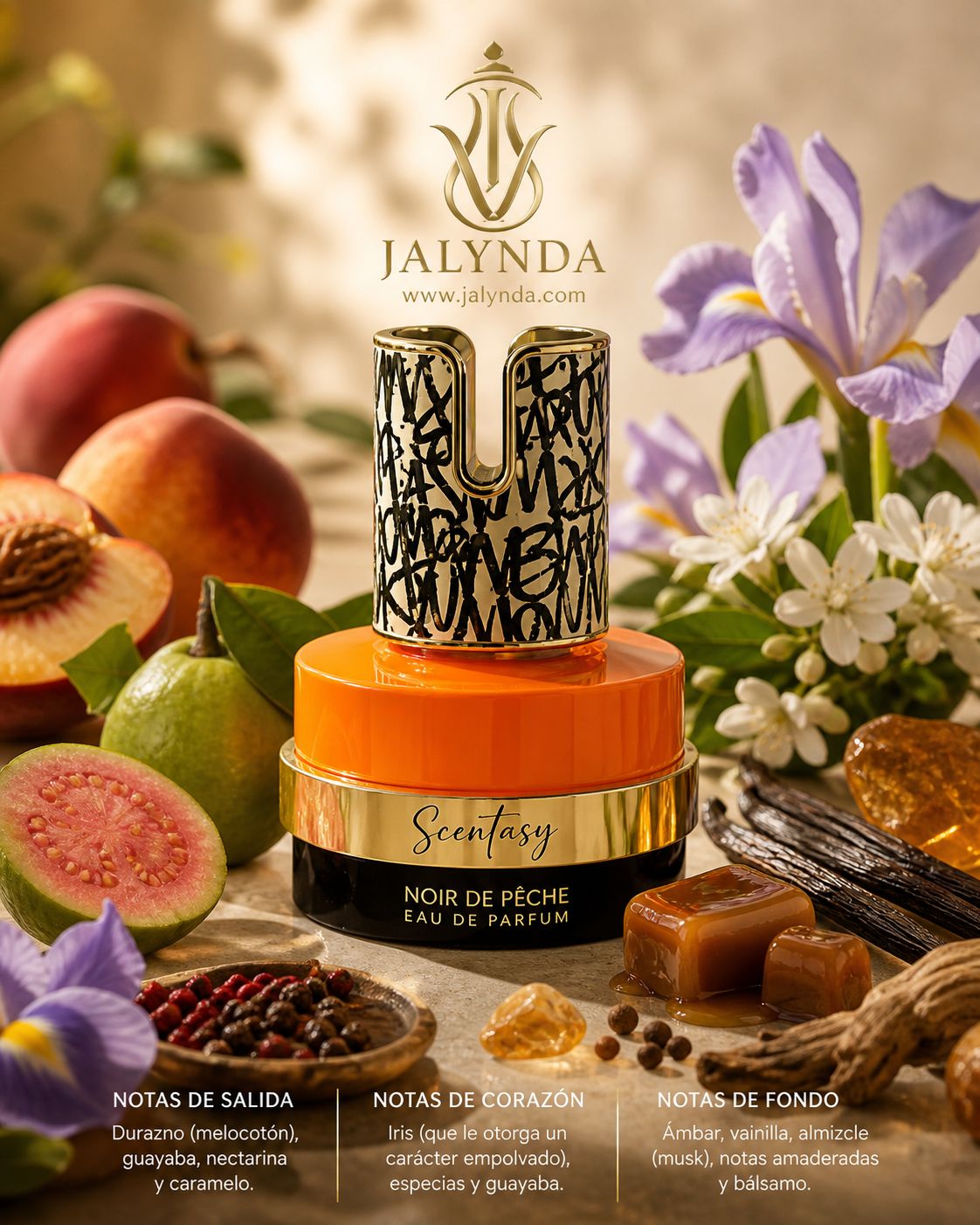 Scentasy Noir de Pêche de Armaf | EDP unisex 100 ml