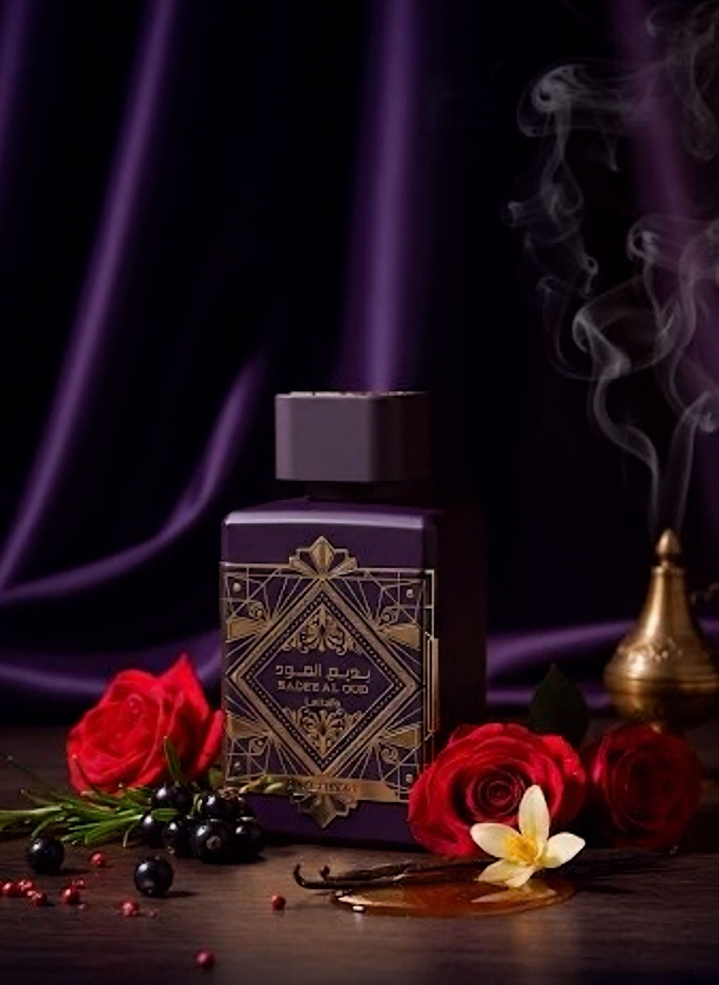 Bade'e Al Oud Amethyst Lattafa - Perfume Árabe Unisex Oud Floral Oriental EDP 100ml