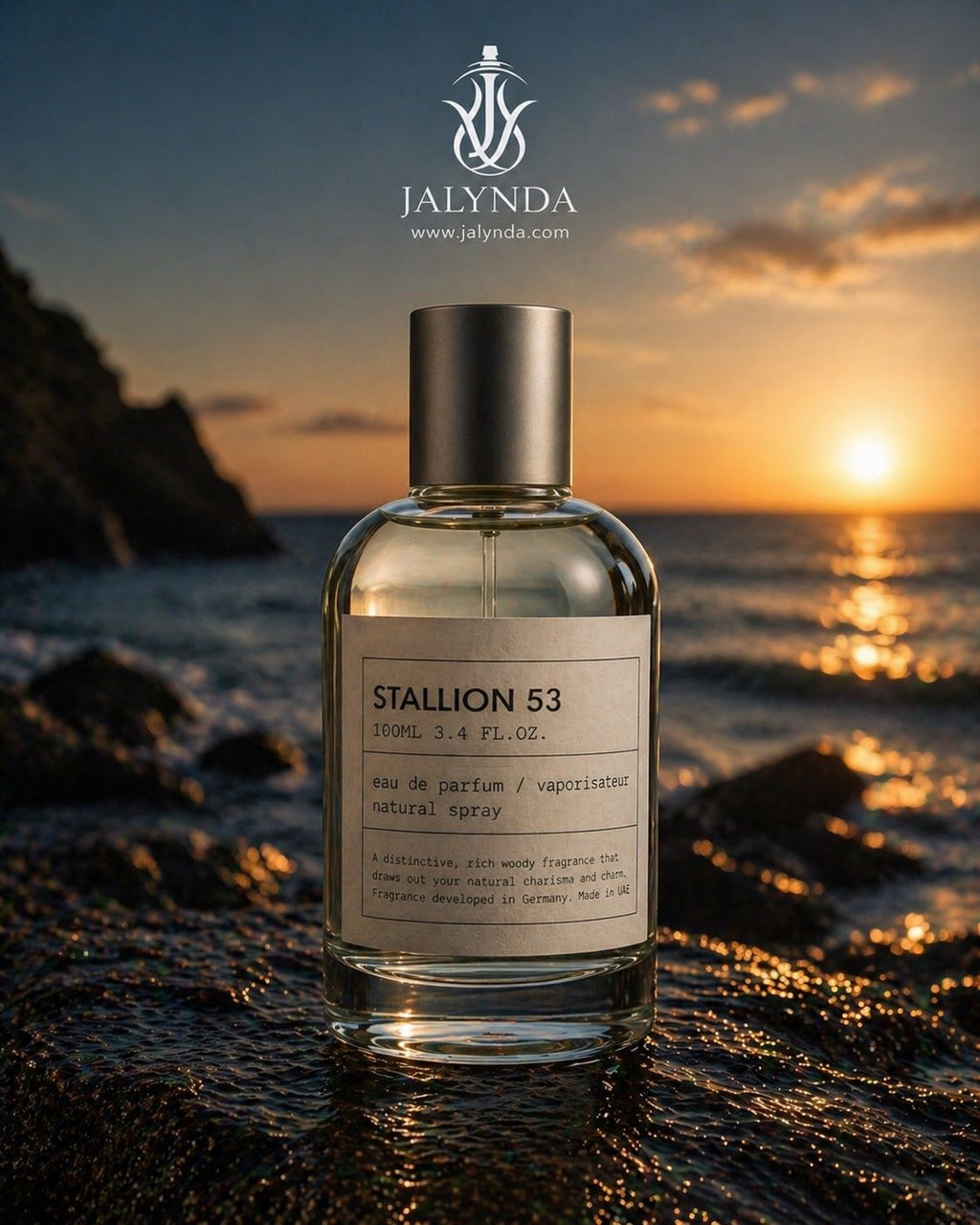 Stallion 53 Emper | Eau de Parfum 100ml | Dupe Le Labo Santal 33 | Perfume Arabe Unisex Amaderado