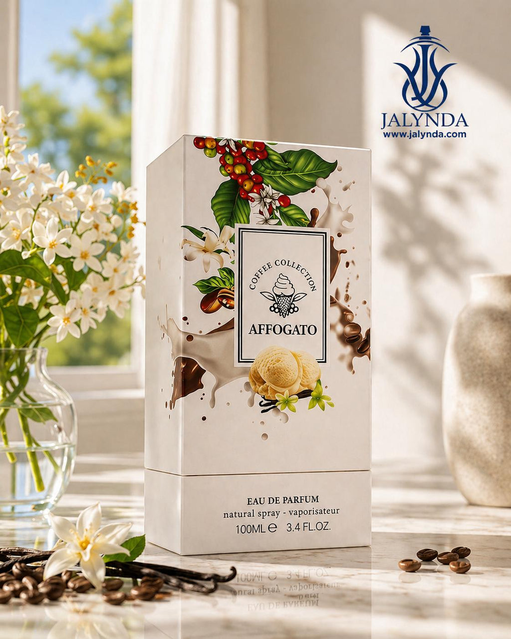 Affogato Coffee Collection Fragrance World | Eau de Parfum 100ml | Perfume Arabe Unisex Gourmand Cafe