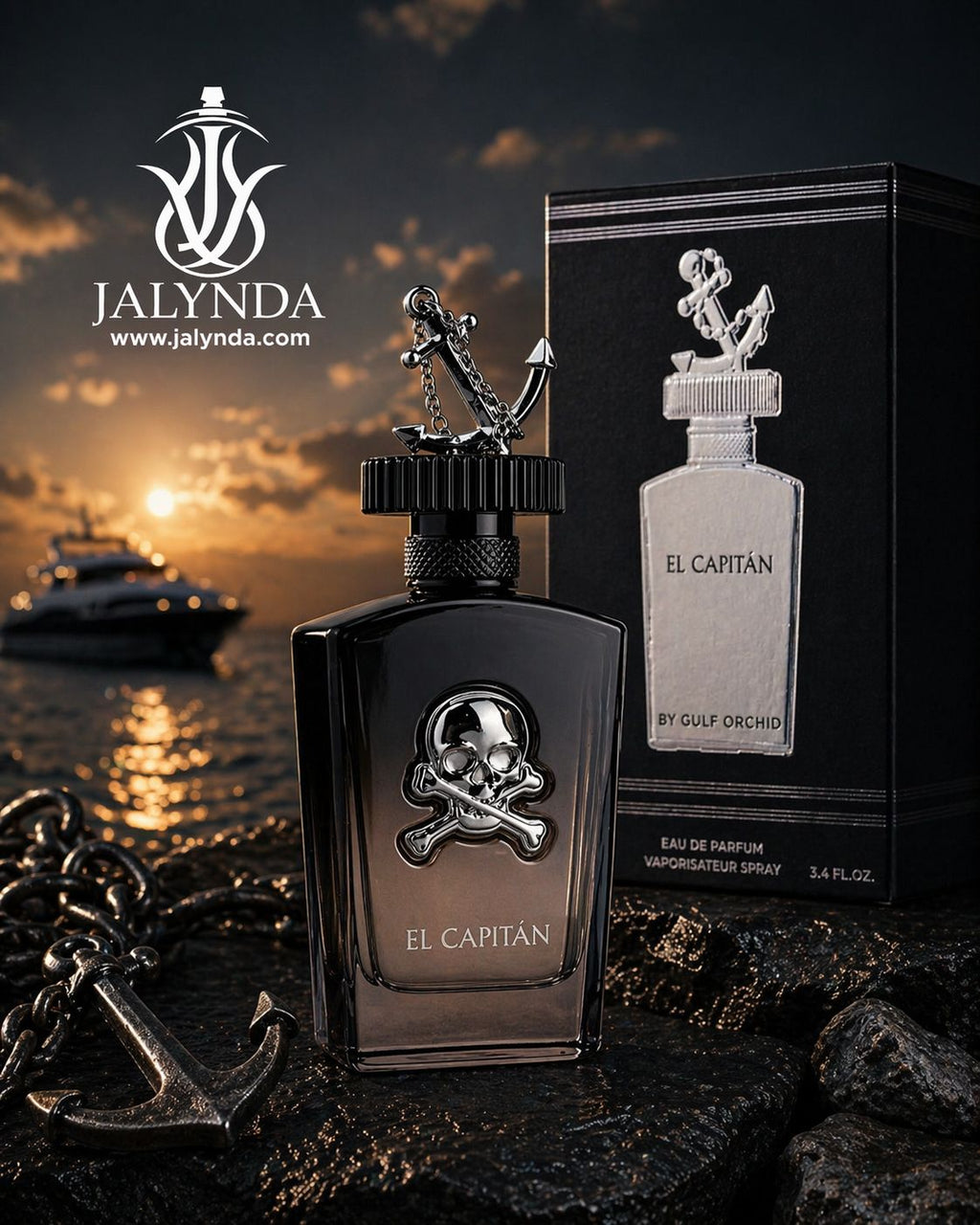 El Capitan Gulf Orchid | Eau de Parfum 100ml | Perfume Arabe Unisex Aromatico Especiado