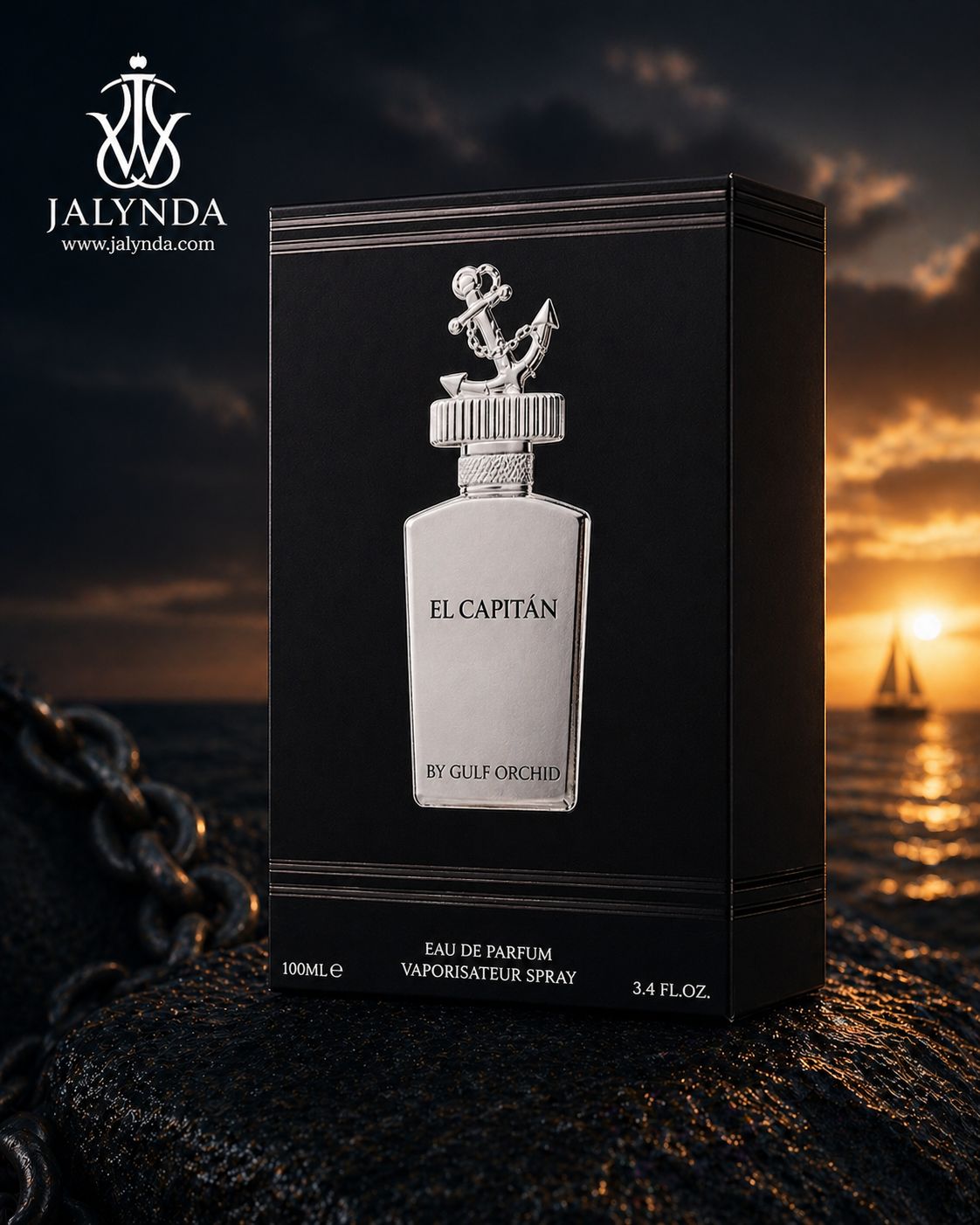 El Capitan Gulf Orchid | Eau de Parfum 100ml | Perfume Arabe Unisex Aromatico Especiado