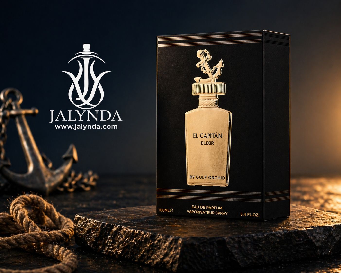 El Capitan Elixir Gulf Orchid | Eau de Parfum 100ml | Dupe JPG Le Male Elixir | Perfume Arabe Unisex