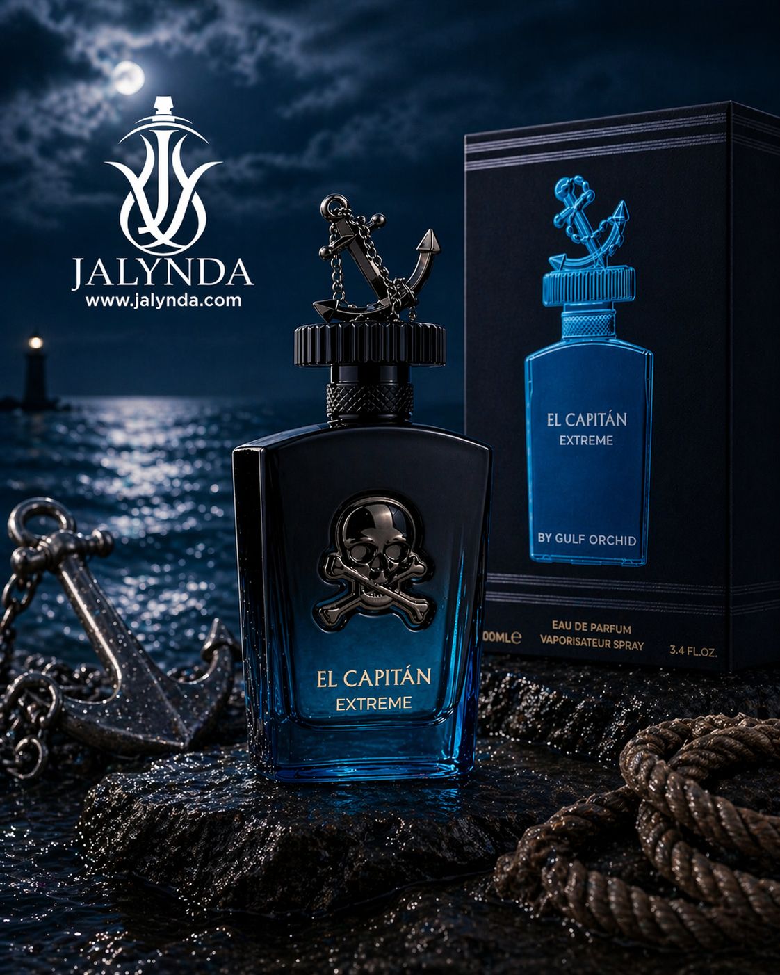 El Capitan Extreme Gulf Orchid | Eau de Parfum 100ml | Perfume Arabe Unisex Amaderado Especiado