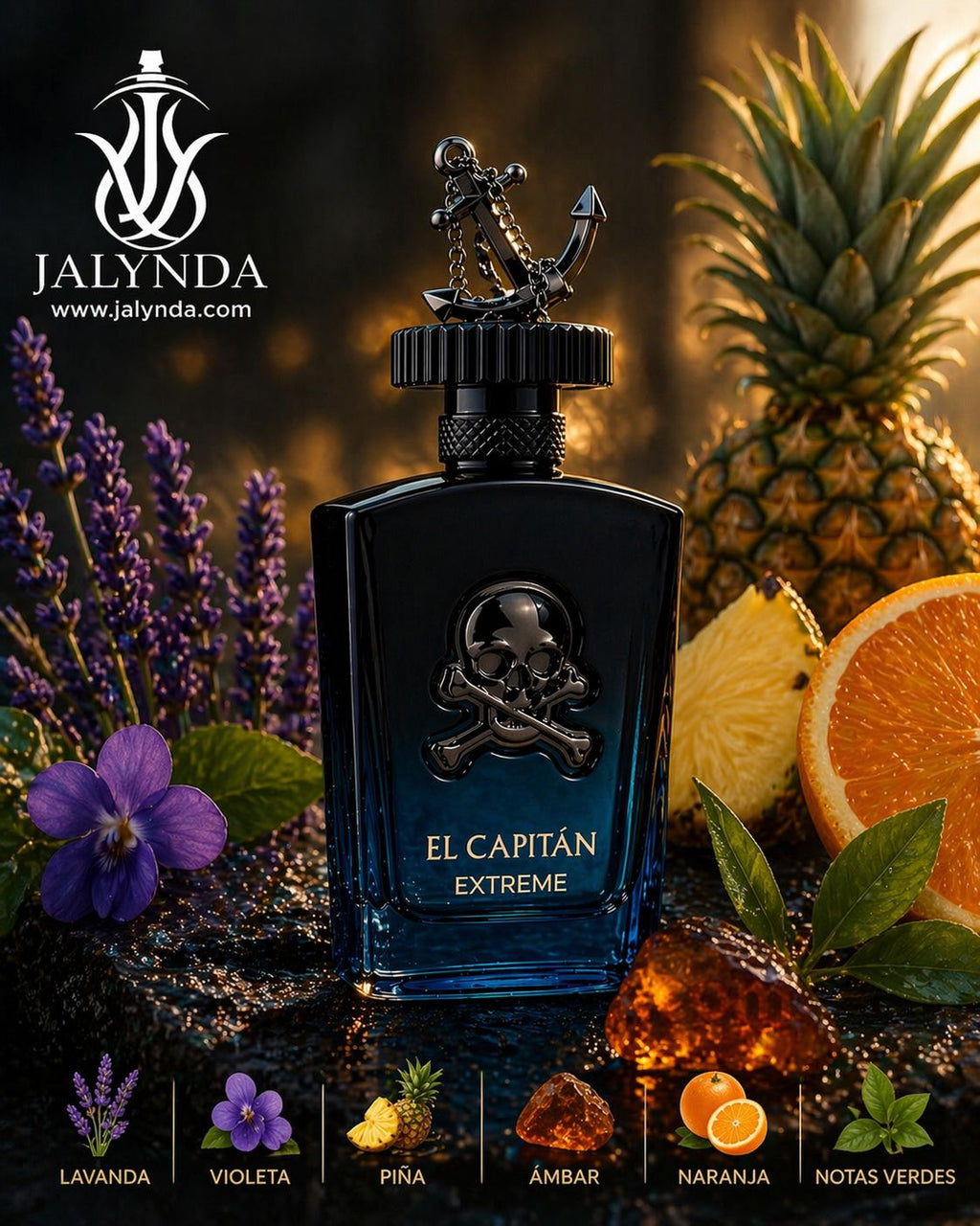 El Capitan Extreme Gulf Orchid | Eau de Parfum 100ml | Perfume Arabe Unisex Amaderado Especiado