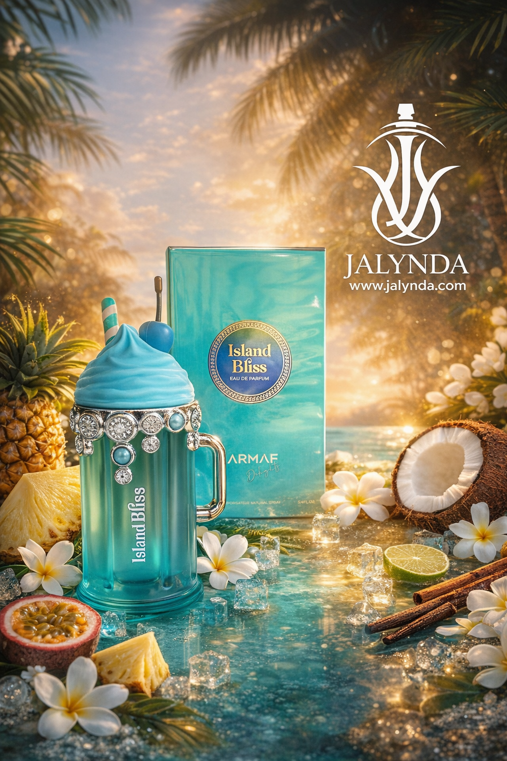 Island Bliss Armaf Eau de Parfum - Perfume Árabe Mujer Tropical Dulce Gourmand EDP 100ml