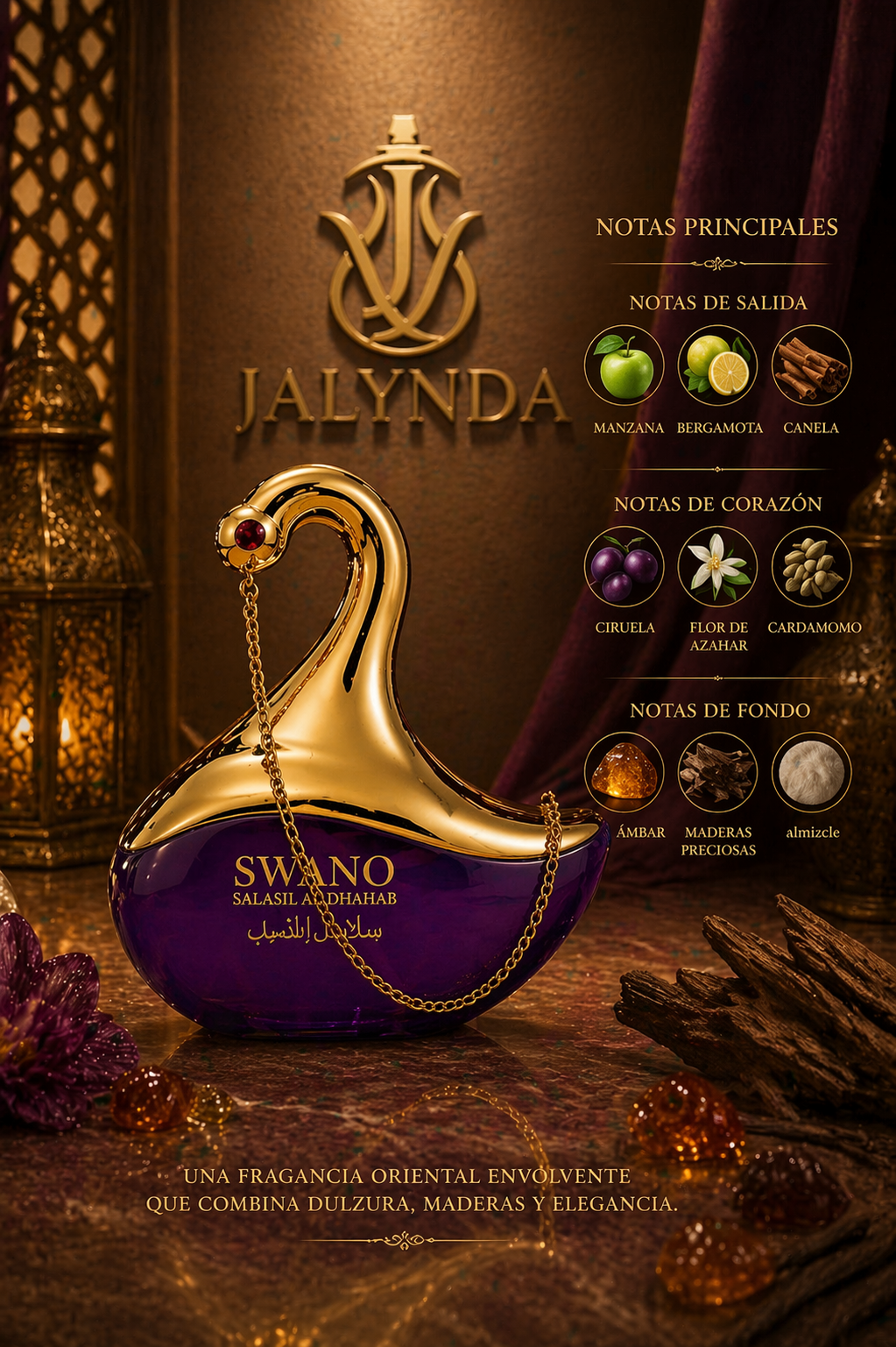 Salasil Al Dhahab Le Chameau | Eau de Parfum 80ml | Perfume Arabe Unisex Oriental