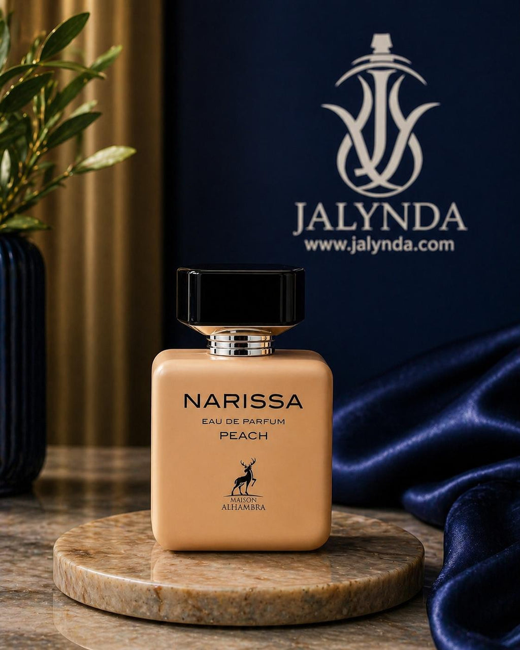 Narissa Peach Maison Alhambra | Eau de Parfum 100ml | Perfume Arabe Mujer Floral Empolvado