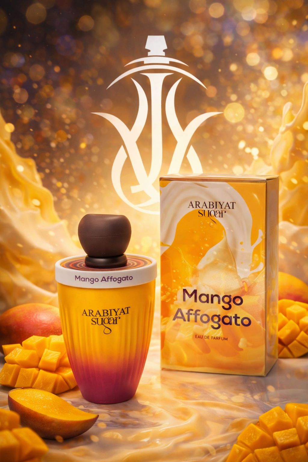 Mango Affogato Arabiyat Sugar EDP 100ml - Perfume Árabe Unisex Tropical Especiado Nicho