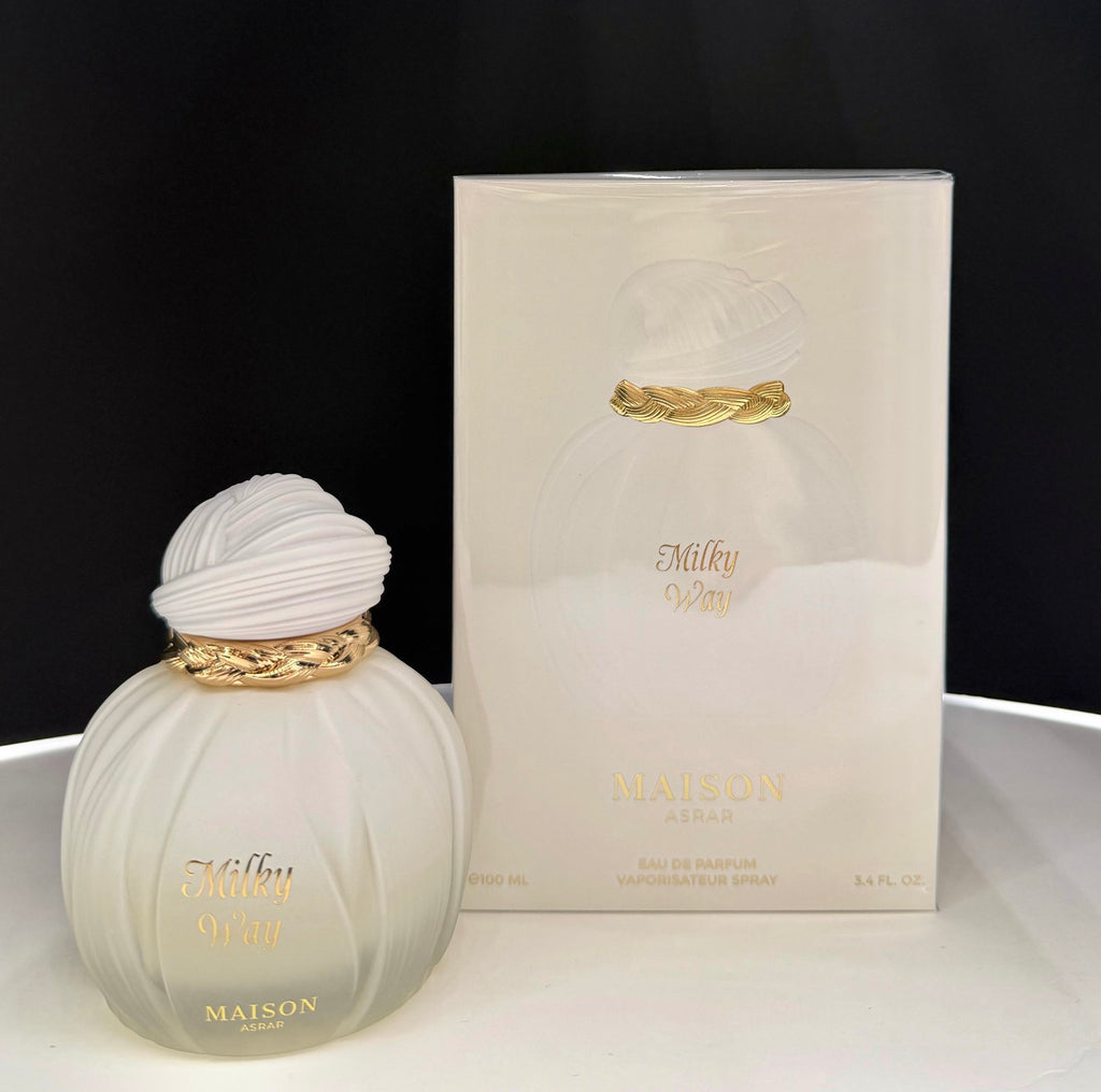 Milki Way Eau de Parfum Maison Asrar - Perfume Árabe Mujer Gourmand Dulce EDP 100ml