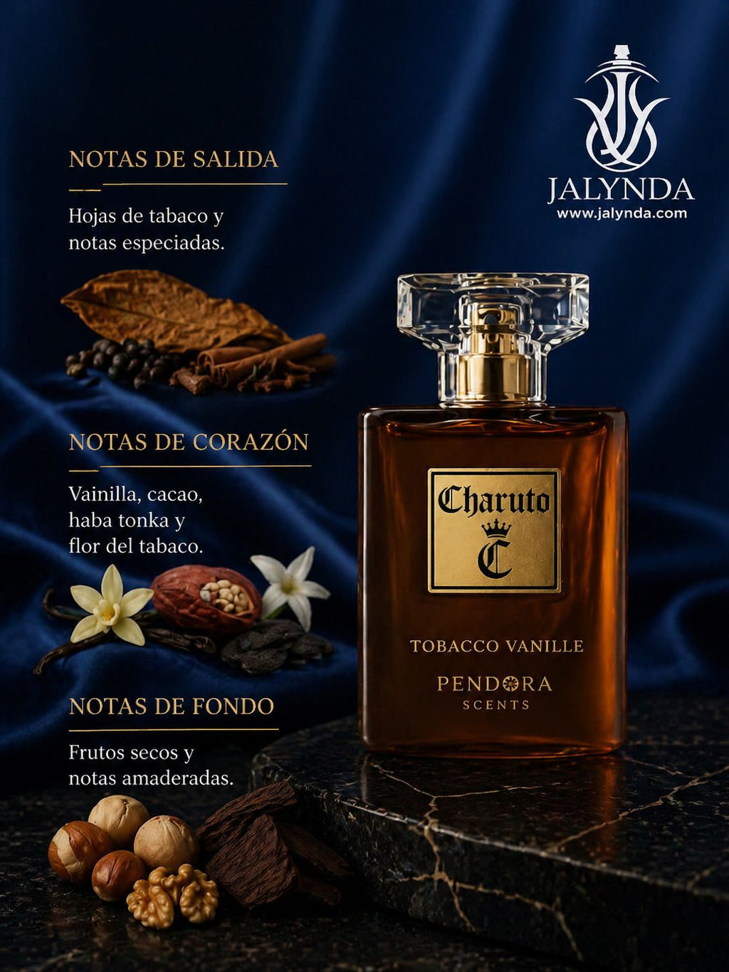Charuto Tobacco Vanille Pendora Scents | Eau de Parfum 100ml | Dupe Tom Ford Tobacco Vanille