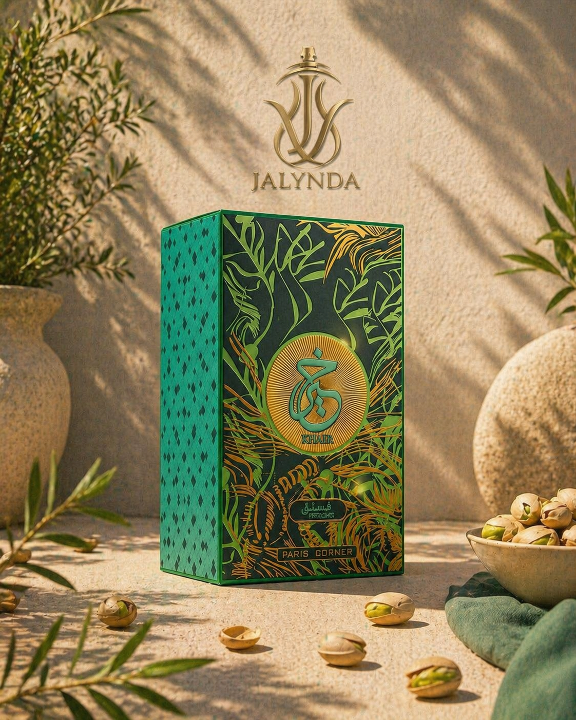 Khair Pistachio Paris Corner | Eau de Parfum 100ml | Perfume Arabe Unisex Gourmand