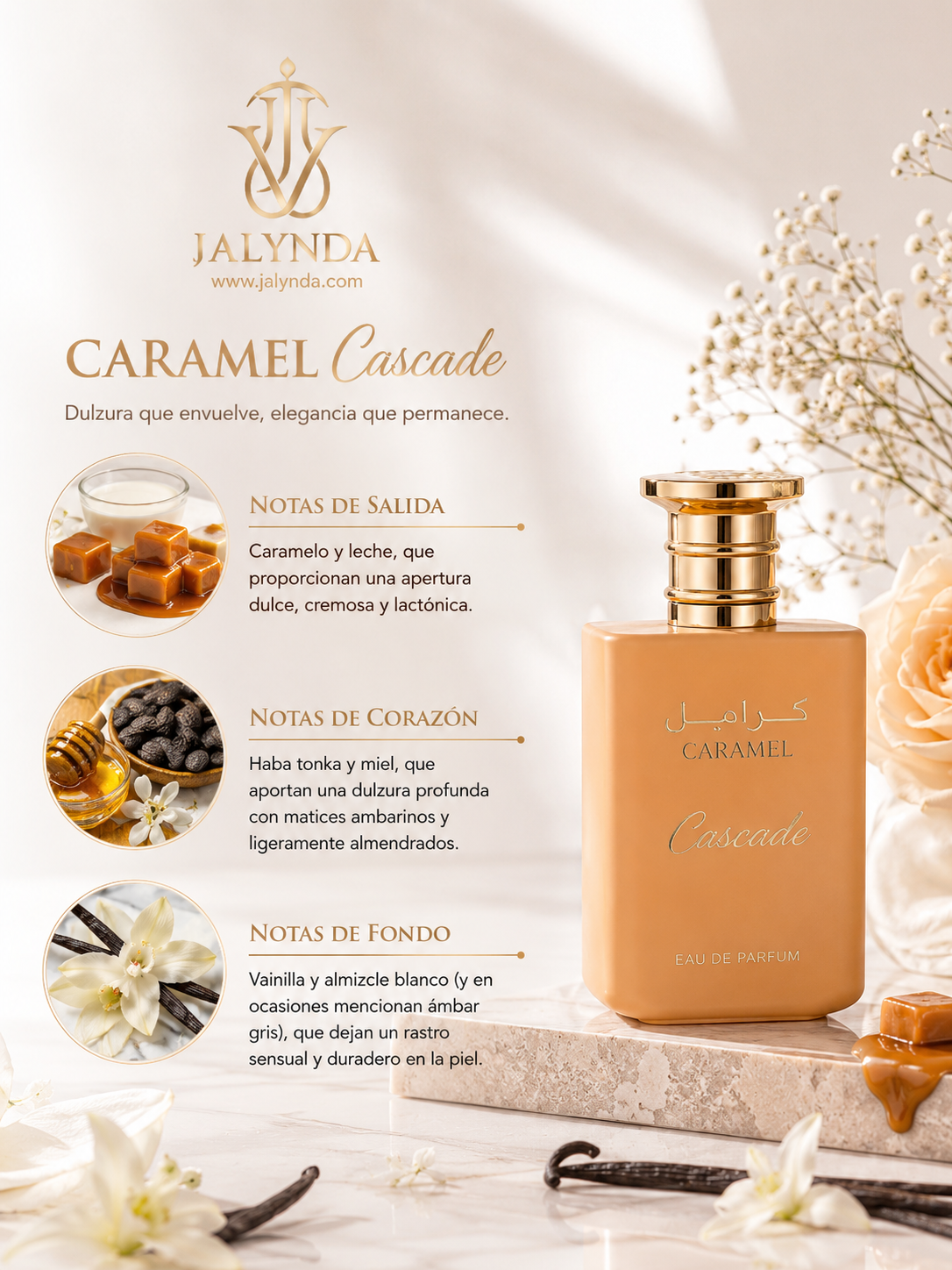 Taskeen Caramel Cascade de Paris Corner | EDP unisex 100 ml