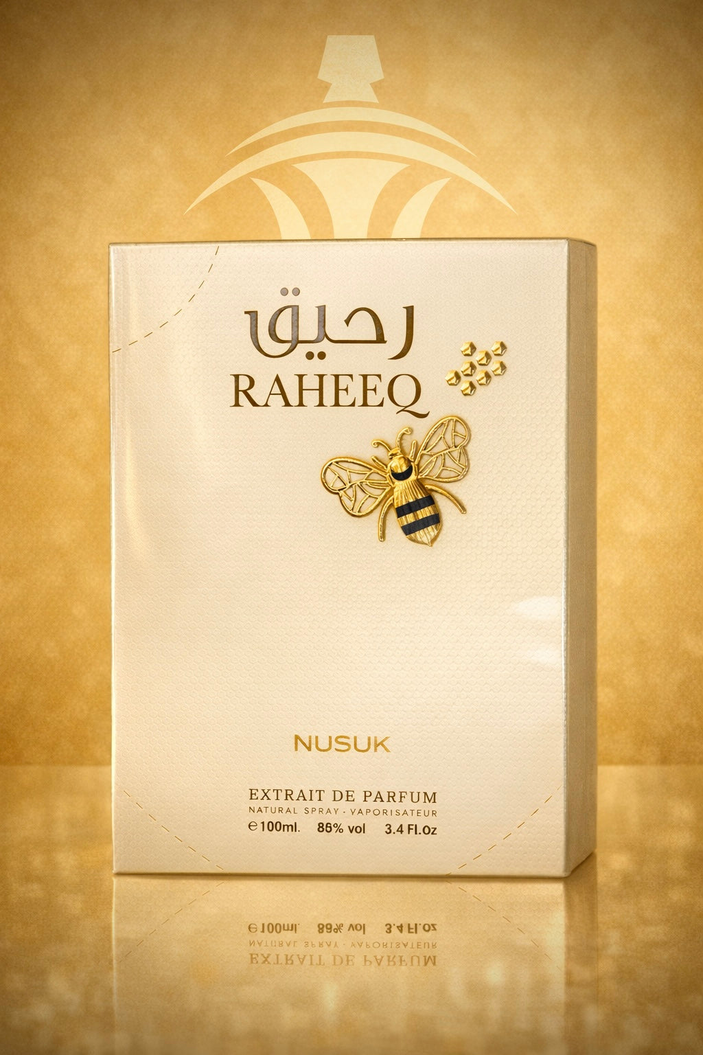 Raheeq Eau de Parfum Nusuk - Perfume Árabe Mujer Dulce Floral Elegante EDP 100ml