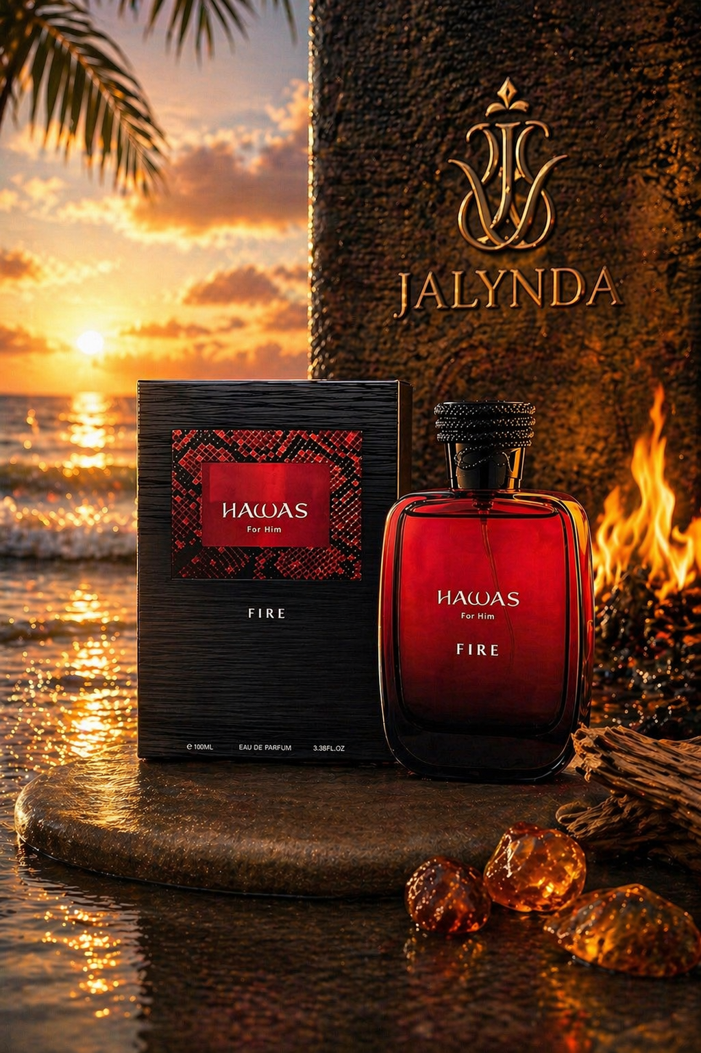 Hawas Fire Rasasi | Eau de Parfum 100ml | Perfume Arabe Unisex