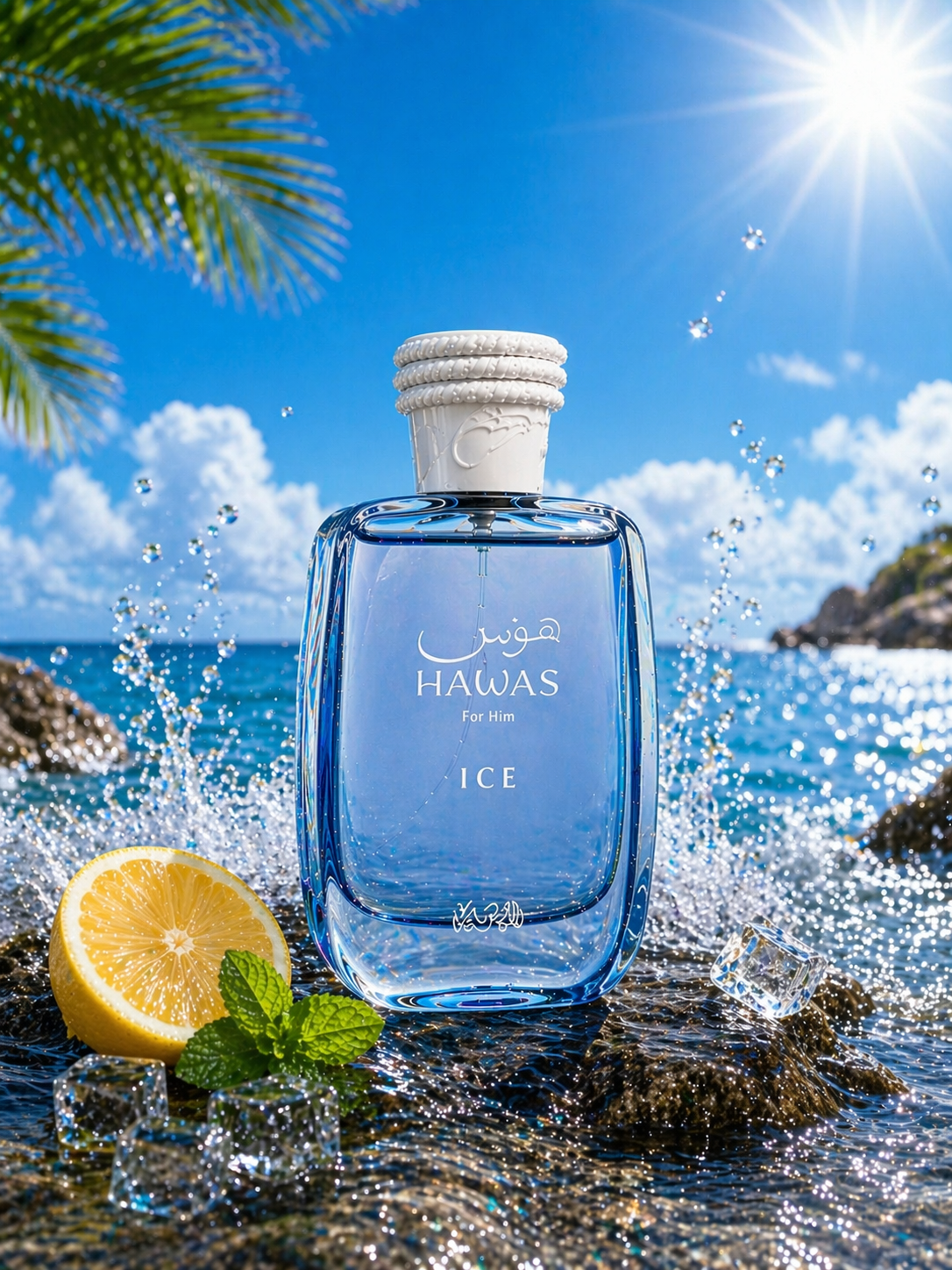 Hawas Ice Rasasi | Eau de Parfum 100ml | Perfume Arabe Hombre