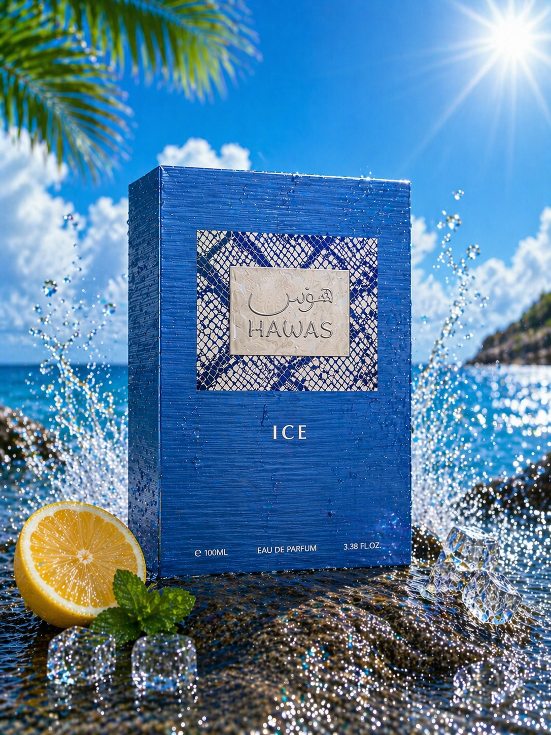 Hawas Ice Rasasi | Eau de Parfum 100ml | Perfume Arabe Hombre