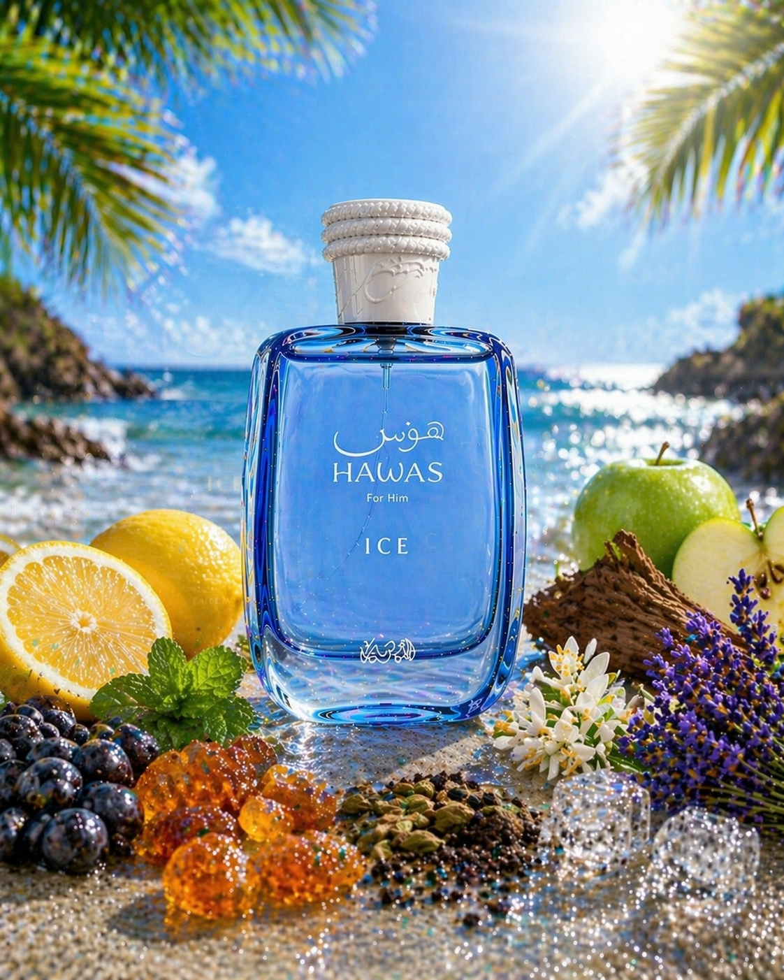 Hawas Ice Rasasi | Eau de Parfum 100ml | Perfume Arabe Hombre
