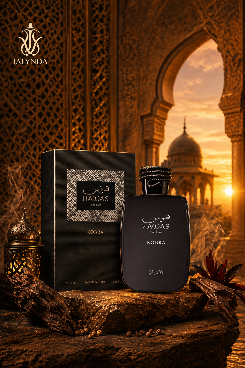Hawas Kobra Rasasi | Eau de Parfum 100ml | Perfume Arabe Hombre Oriental