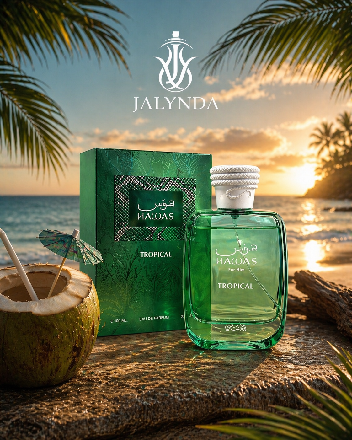 Hawas Tropical Rasasi | Eau de Parfum 100ml | Perfume Arabe Hombre