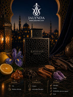 Rayhaan Obsidian | Eau de Parfum 100ml | Perfume Arabe Hombre Amaderado Cuero