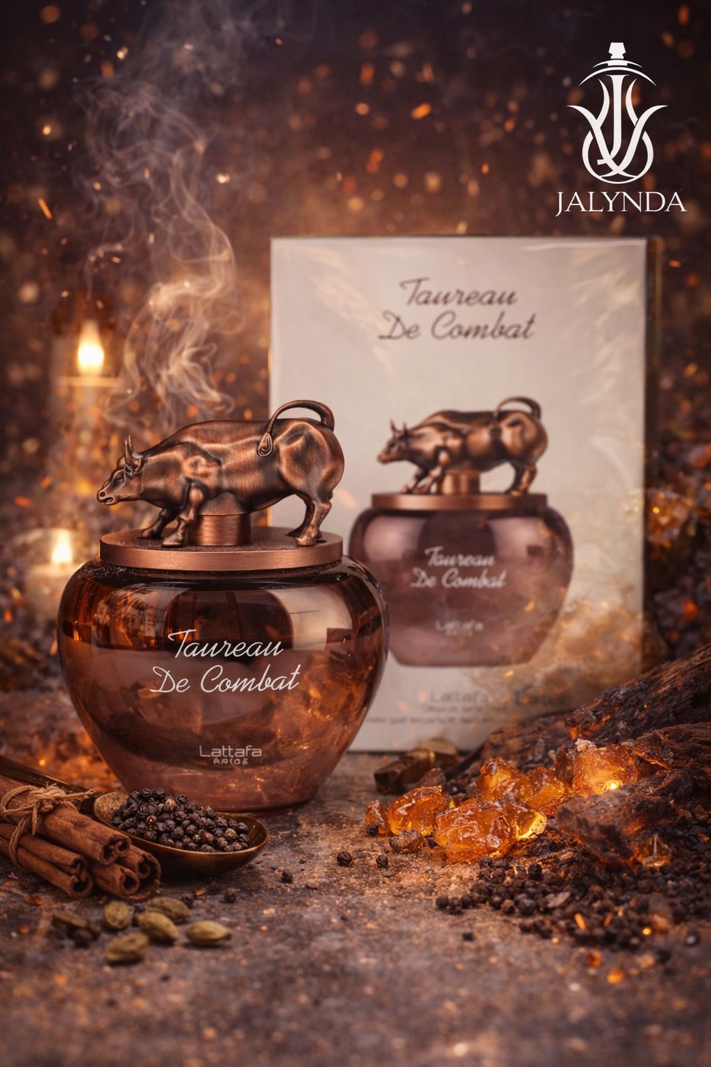 Taureau de Combat Pride Lattafa EDP 100ml - Perfume Árabe Unisex Oriental Especiado Vainilla Tabaco