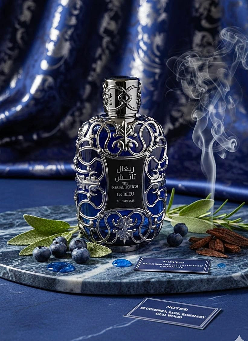 The Regal Touch Le Blue Le Chameau - Perfume Árabe Hombre Fresco EDP 100ml