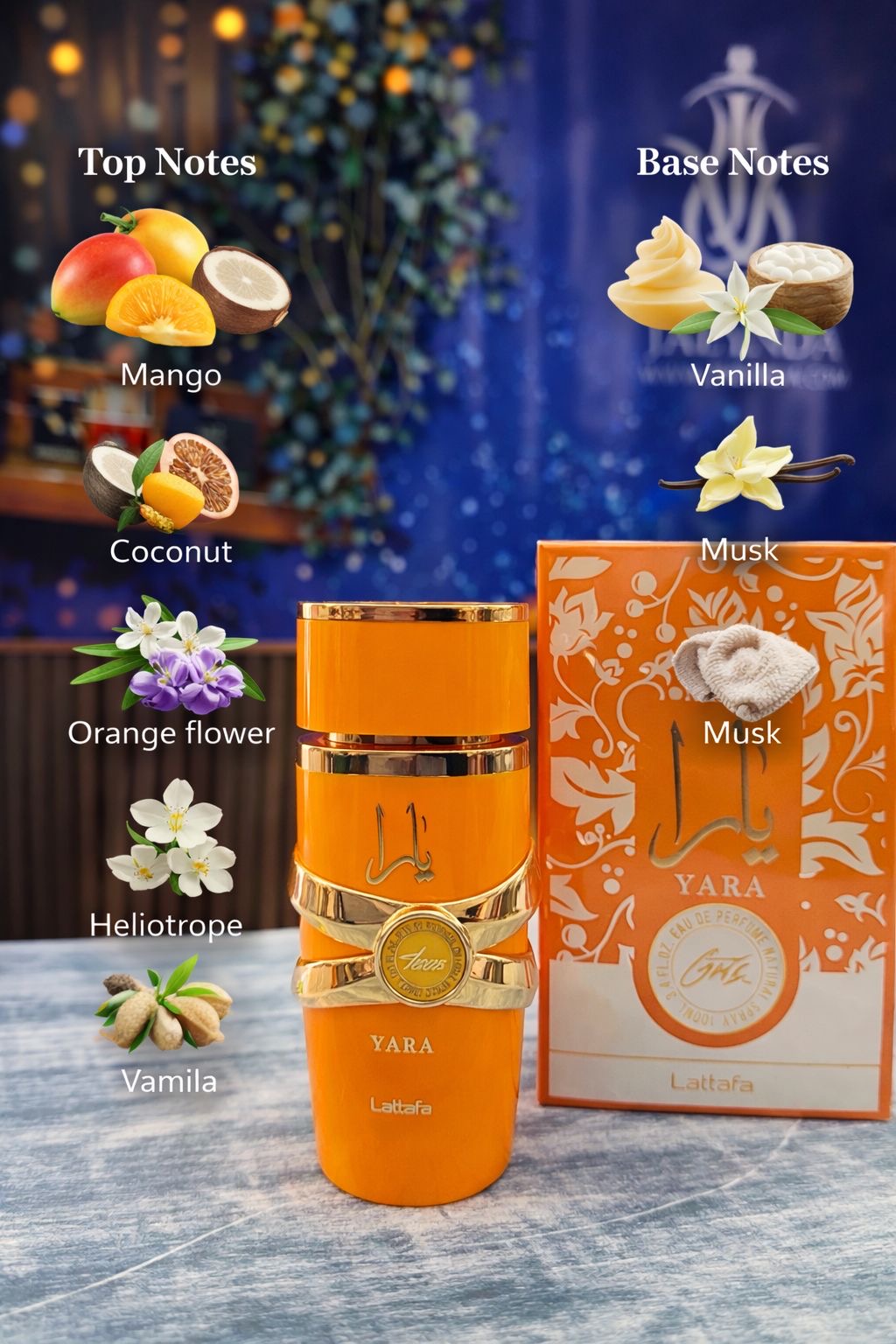 Yara Tous Lattafa - Perfume Árabe Mujer EDP 100ml