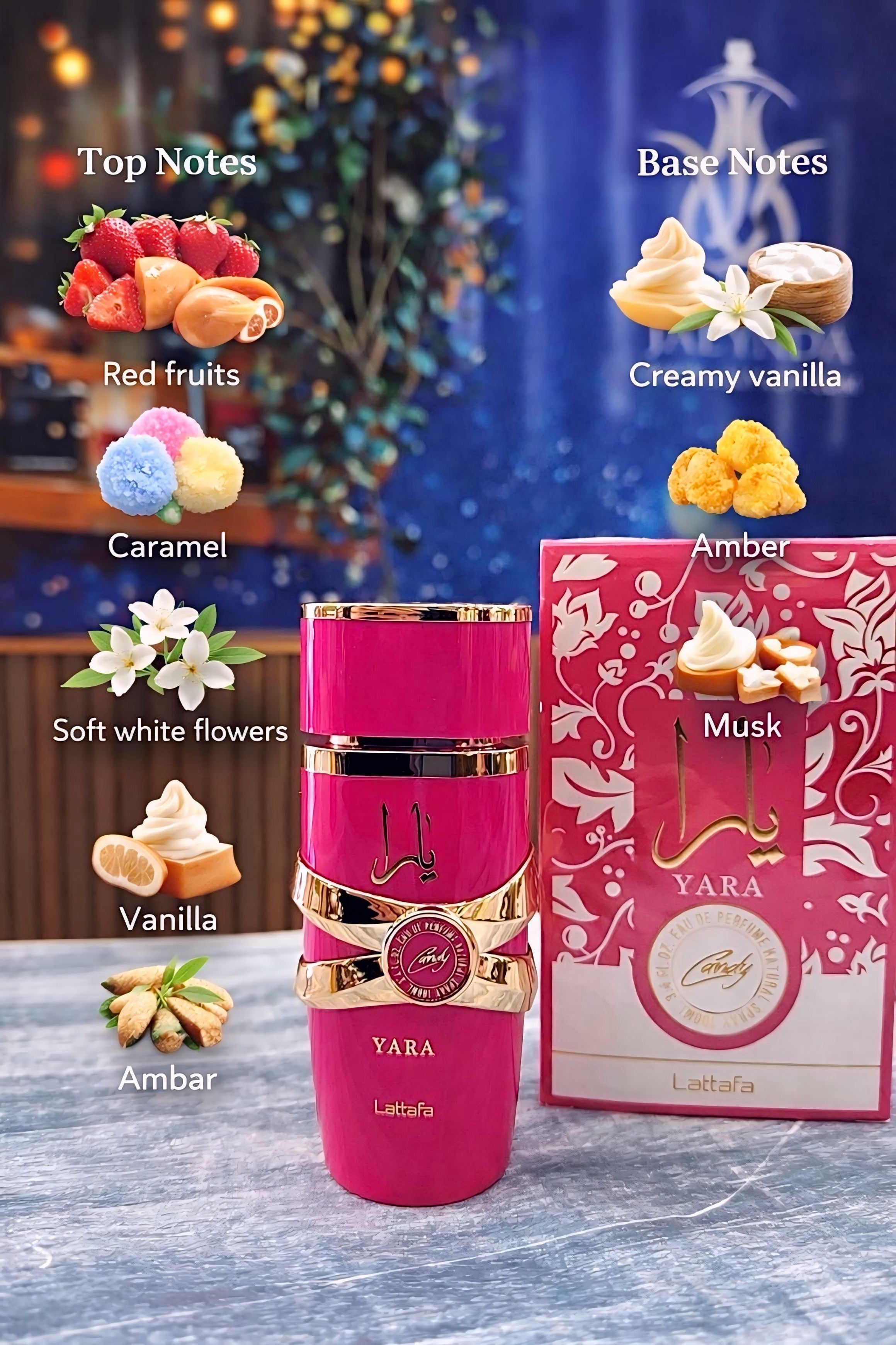 Yara Candy Lattafa - Perfume Árabe Mujer EDP 100ml